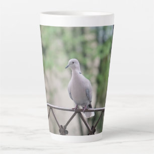 Cute Dove White Pigeon Love & Peace Symbol Bird Latte Mug
