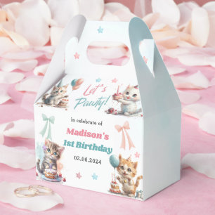 Cute Dragon 1st Birthday Party Favour Box