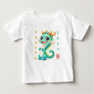Cute Dragon 2024 Baby T-Shirt