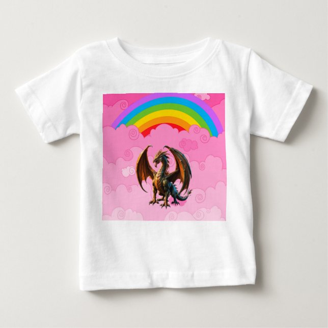 Cute Dragon Baby T-Shirt (Front)