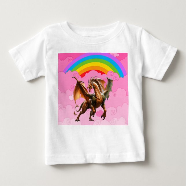 Cute Dragon Baby T-Shirt (Front)