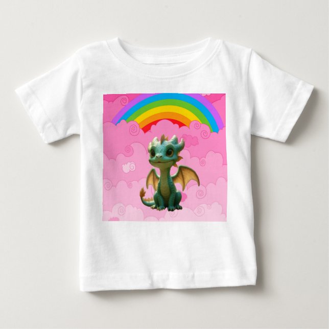 Cute Dragon Baby T-Shirt (Front)