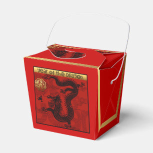 Cute Dragon Chinese Year 2024 Zodiac Birthday TOFB Favour Box