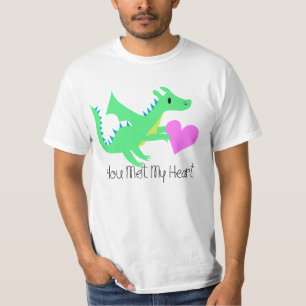 Cute Dragon Shirt with a heart Cute cartoon dragon