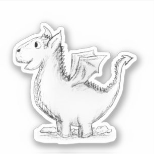 Cute Dragon  Sketch