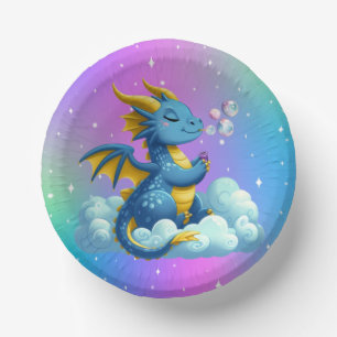 Cute Dragon/Whimsical Paper Plate