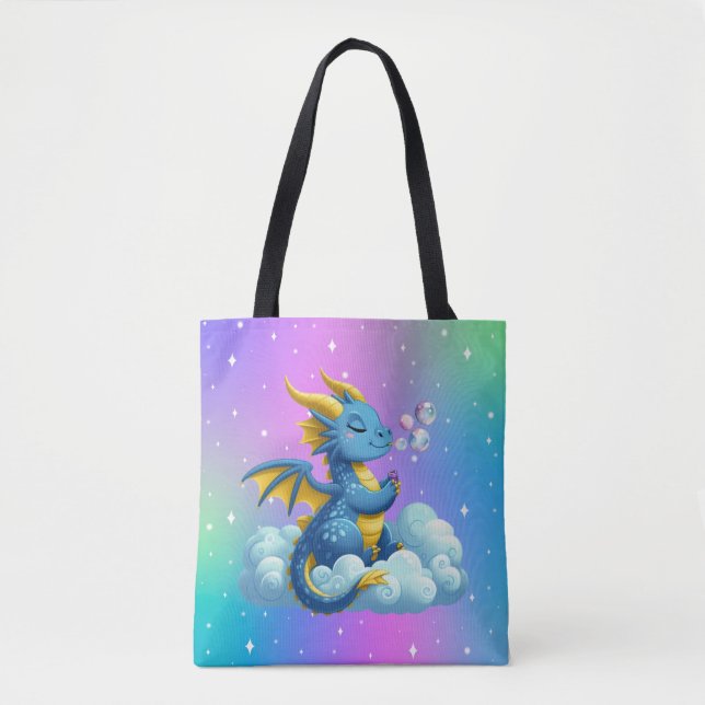 Cute Dragon/Whimsical  Tote Bag (Front)