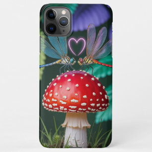 Cute Dragonflies on a Mushroom - iPhone 11Pro Max Case