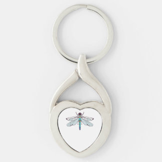 Cute Dragonflies T-Shirt Key Ring