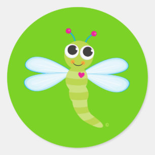 Cute Dragonfly Stickers