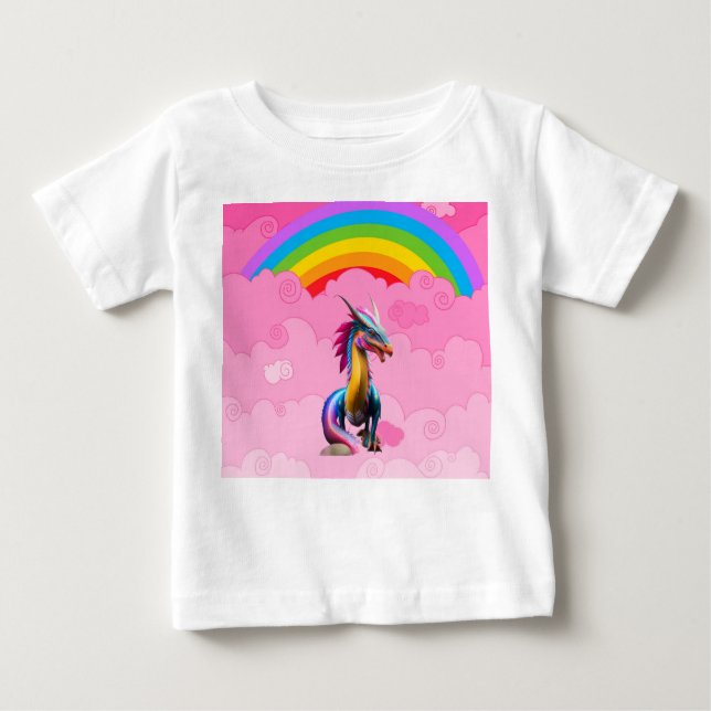 Cute Dragons Baby T-Shirt (Front)