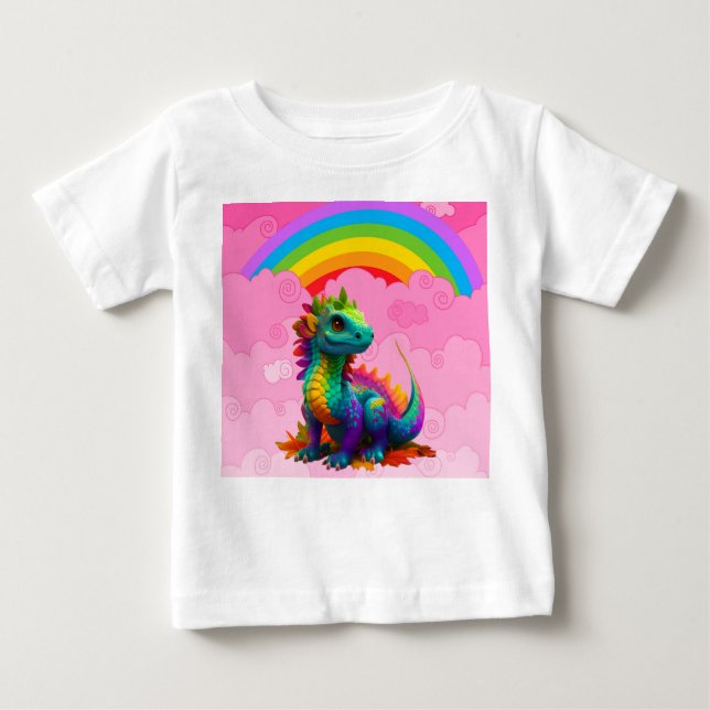Cute Dragons Baby T-Shirt (Front)