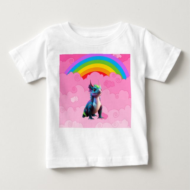 Cute Dragons Baby T-Shirt (Front)