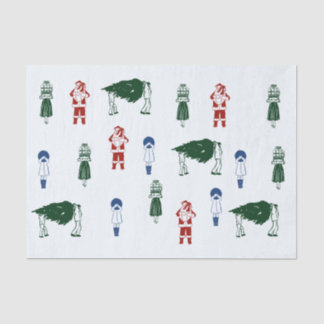 Cute Drawing Christmas  Tissue Paper