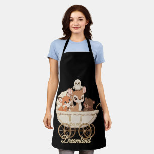  Cute Dreamland Woodland Animals   Baby Fox, Deer  Apron