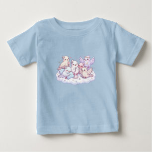 Cute Dreamy Bird Family Kids T-Shirt