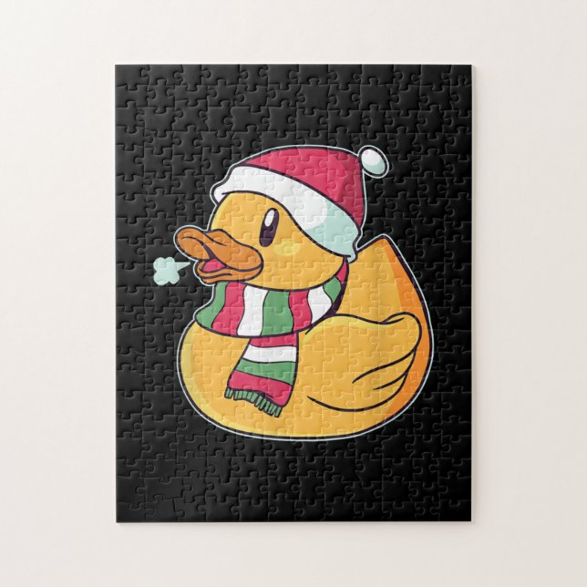 Cute Dub Duck Christmas Jigsaw Puzzle (Vertical)