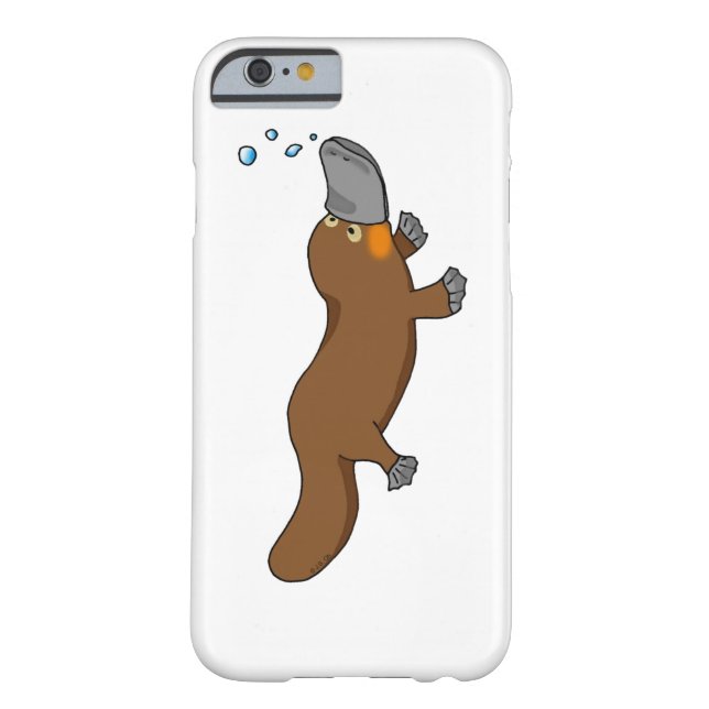 cute duck billed platypus Case-Mate iPhone case (Back)