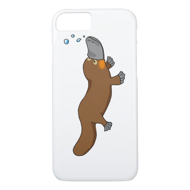 cute duck billed platypus Case-Mate iPhone case (Back)
