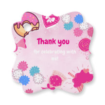 Cute Duck Birthday Favour Tag