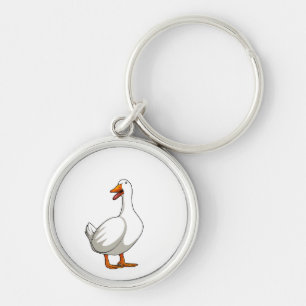 Cute Duck Design Men Waterfowl Bird Pet Duck Lover Key Ring