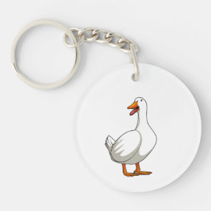 Cute Duck Design Men Waterfowl Bird Pet Duck Lover Key Ring