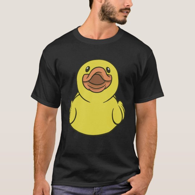 Cute Duck Ducklings Rubber Duck T-Shirt (Front)