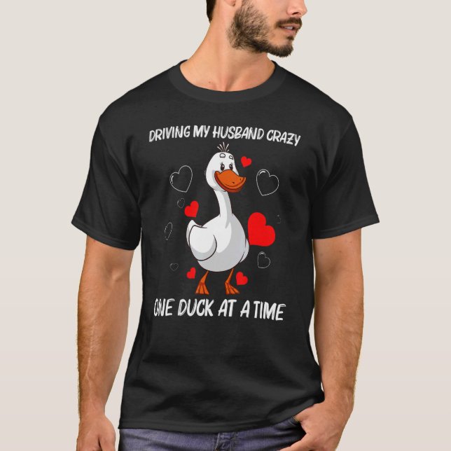 Cute Duck For Women Girls Mum Duck Farmer Farm T-Shirt (Front)