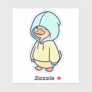 Cute Duck in Hoodie