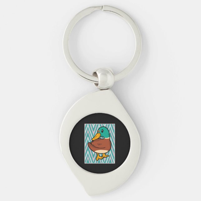 Cute Duck Key Ring (Front)