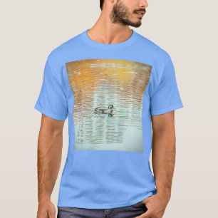 Cute Duck Mallard Birds V T-Shirt