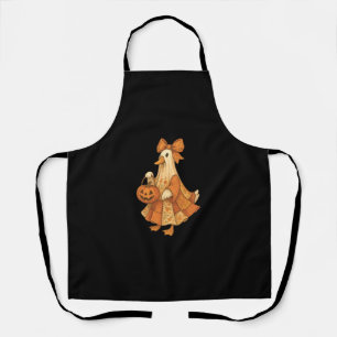 Cute Duck Patchwork Halloween Party Apron
