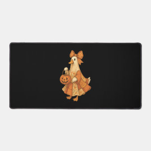 Cute Duck Patchwork Halloween Party Desk Mat