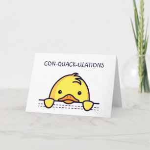 Cute Duck Pun Card