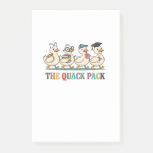 Cute Duck Squad Back to School Design Post-it Notes