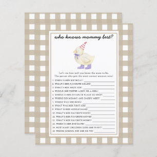 Cute duck - Who knows mummy best