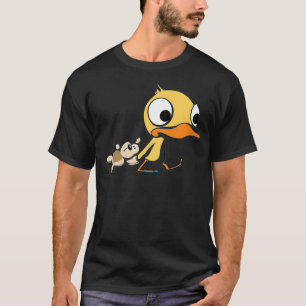 Cute Duck with Teddy Bear T-Shirt