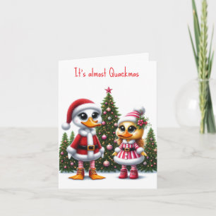 Cute Duckies Christmas Card
