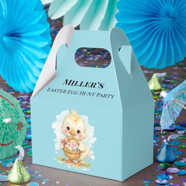 Cute Duckling Easter Egg Party Favour Box (Party)