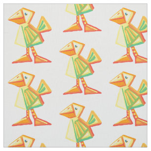 Cute duckling or chick fabric
