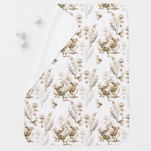 Cute Ducks Baby Blanket