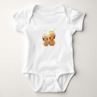 cute duck's baby bodysuit