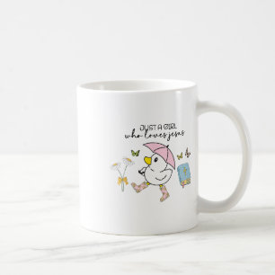 Cute Ducks Just A Girl Who Loves Jesus Christian E Coffee Mug
