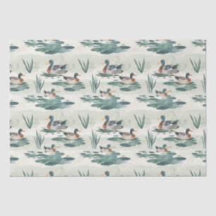 Cute ducks pattern tissue paper