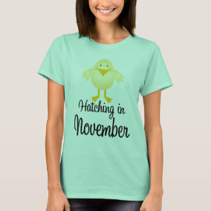 Cute Due In November Announcement T-shirt