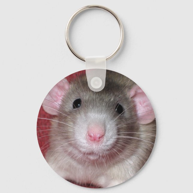 Cute Dumbo Rat Key Ring (Front)