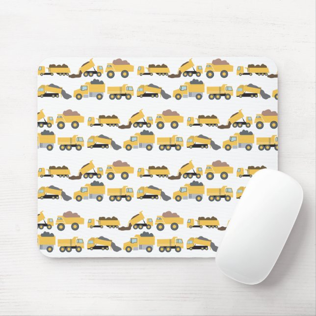 Cute Dump Trucks Construction Trucks  Mouse Pad (With Mouse)