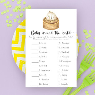 Cute dumpling Baby around the world game