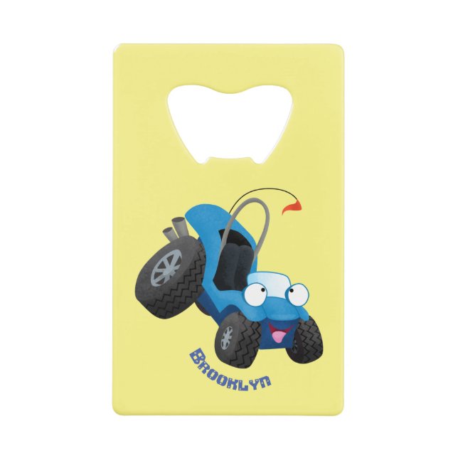 Cute dune buggy off road vehicle cartoon  (Front)