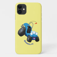 Cute dune buggy off road vehicle cartoon 